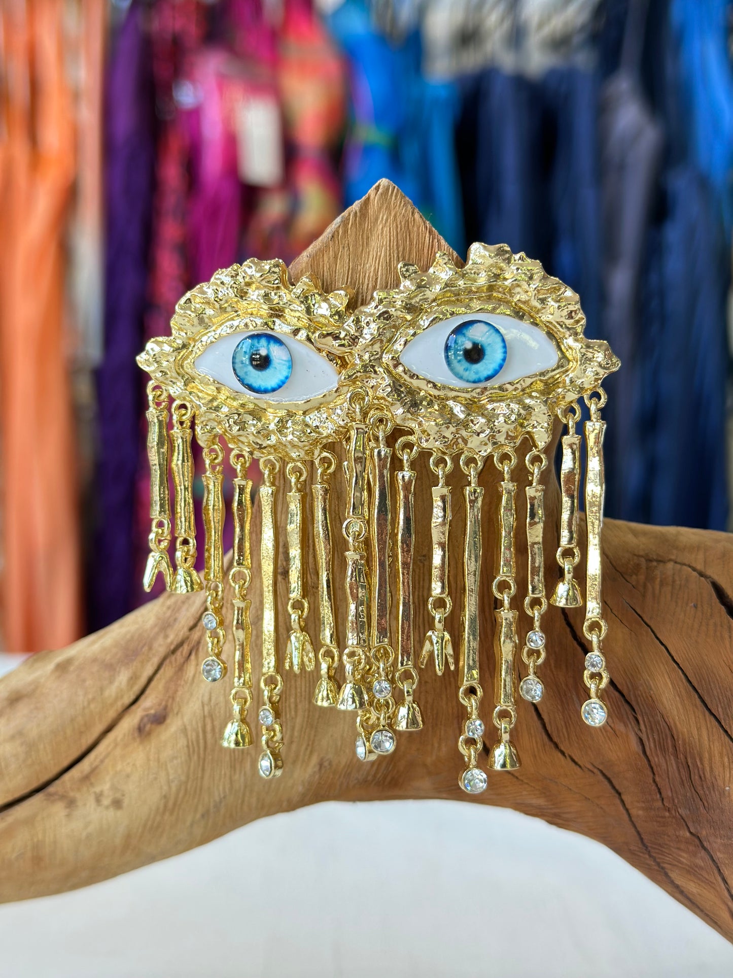 Aretes ojo turco