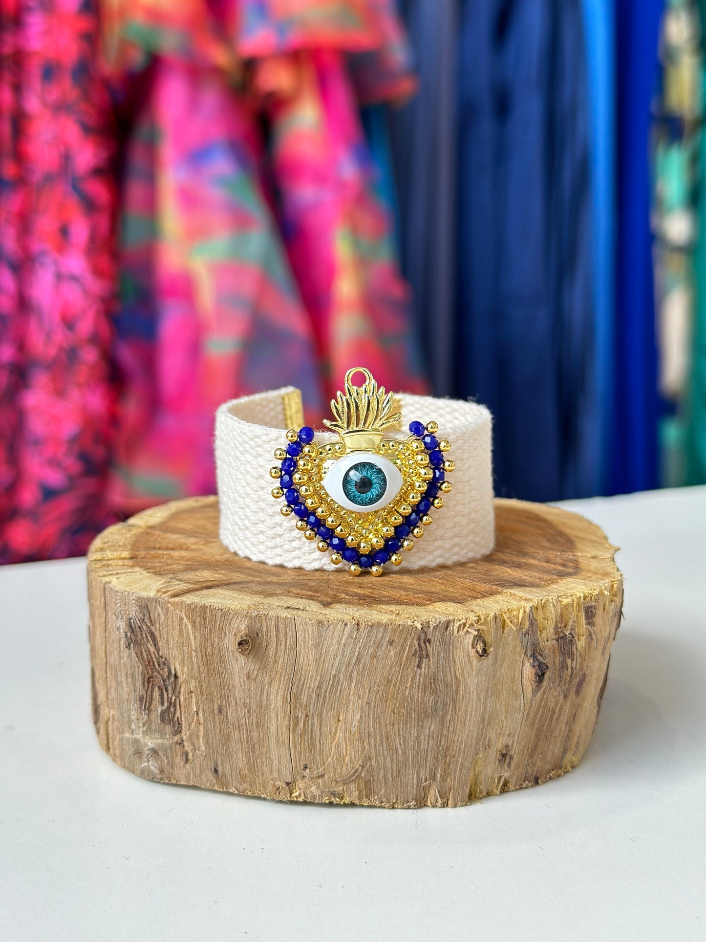 Pulsera ojo azul