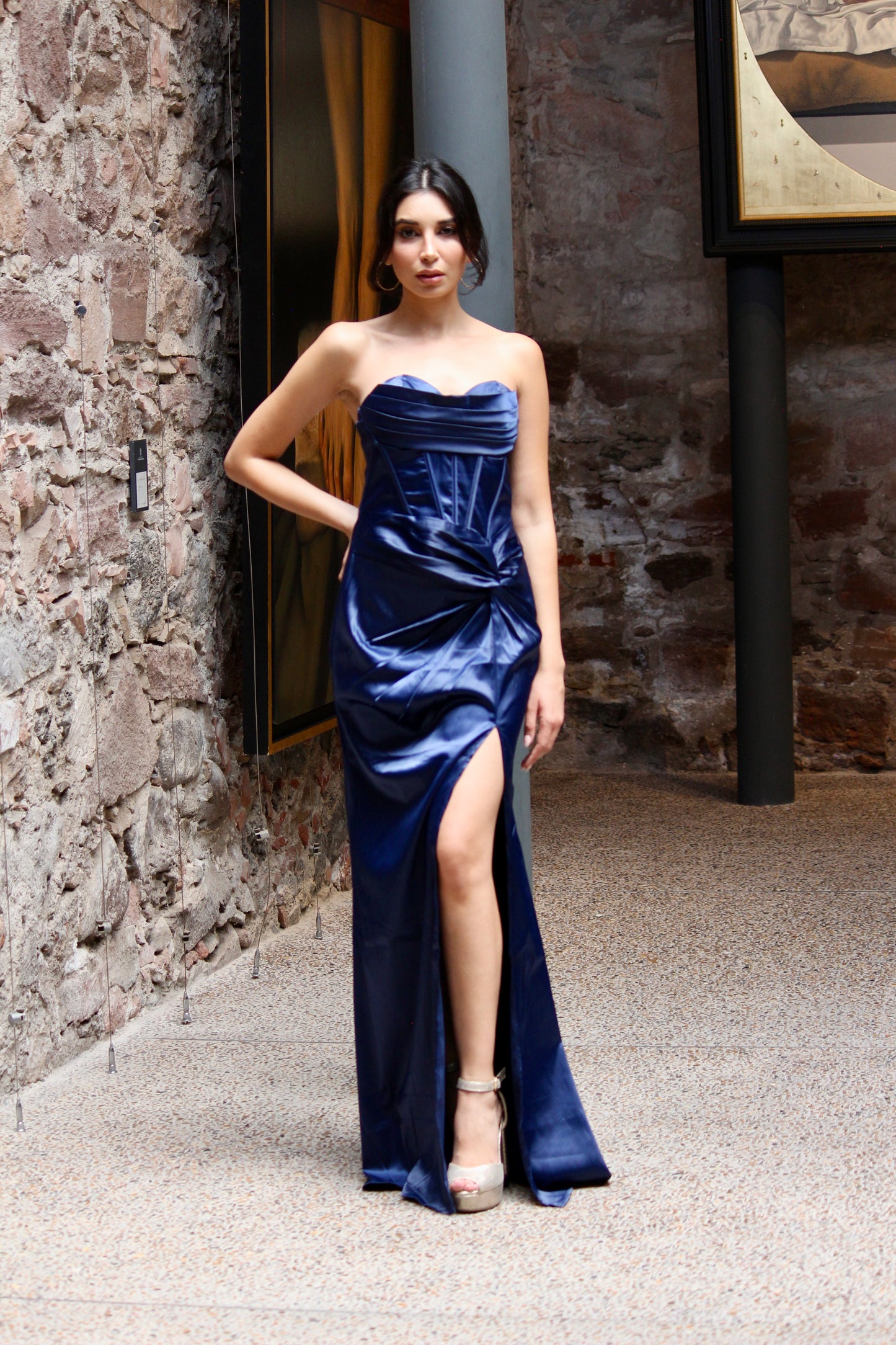 Navy Maxi Dress