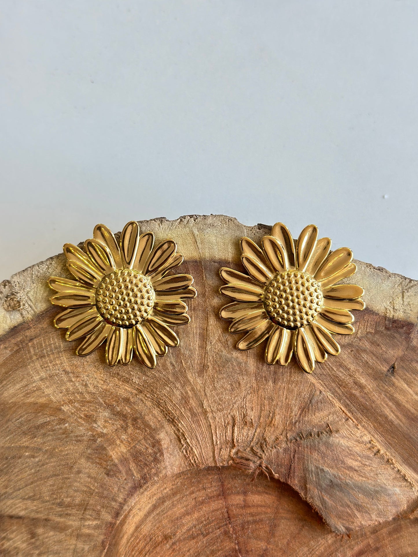 Aretes girasol