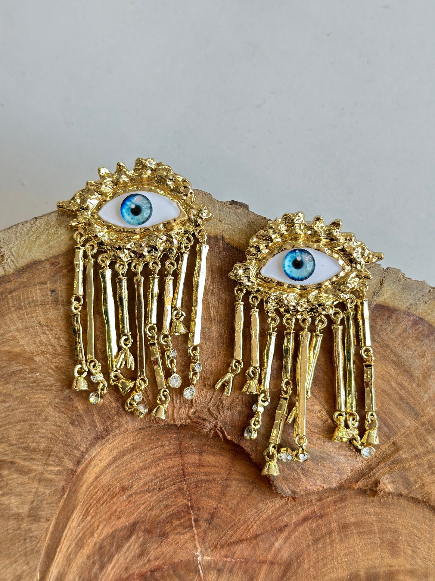 Aretes ojo turco